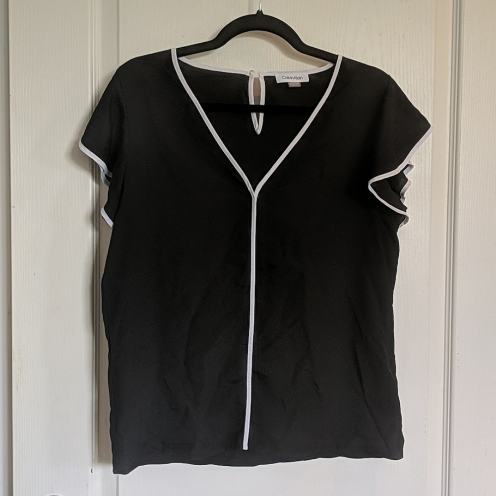 Calvin Klein cap sleeve top